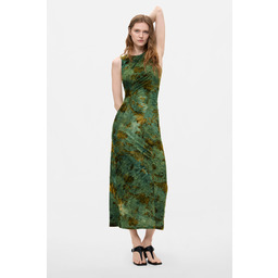 Desigual Sukienka midi z flokowaniem