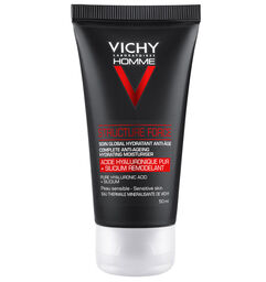 Vichy Homme Structure Force, przeciwzmarszczkowy krem do twarzy