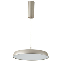 Lampa wisząca metalowa brązowo-szampańska LED AZ5808 z serii