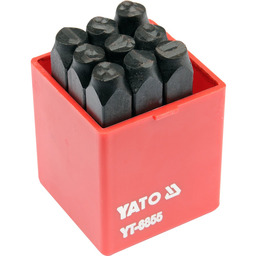 Yato Znaczniki numeratory cyfrowe 8 mm, kpl. 9