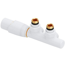 ZESTAW TERMOSTATYCZNY ZINTEGROWANY 50 MM , BIAŁY MAT