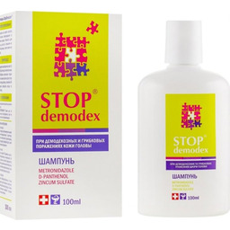 Szampon Stop Demodex, Demodekoza, Nużyca, 100 ml