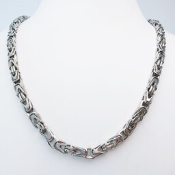 Łańcuch męski Srebrny Splot Cesarski 6 mm 60