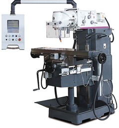OPTIMUM Uniwersalna pionowa frezarka MT 130 S