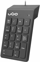 UGO TECLADO NUMERICO K140 (USB) CZARNY