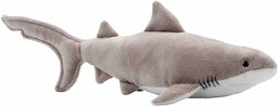 WWF WWF00346 pluszowy biały rekin, realistyczne pluszowe zwierzątko