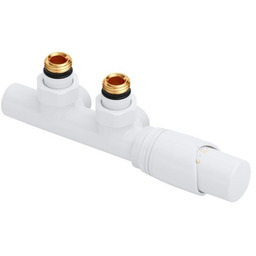 ZESTAW TERMOSTATYCZNY ZINTEGROWANY 50 MM , BIAŁY MAT