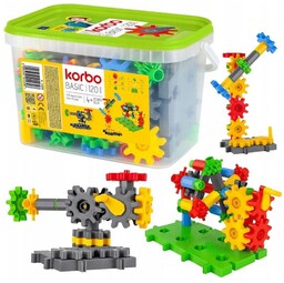 Klocki Korbo konstrukcyjne Basic 120 el. XXX