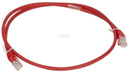 LCS Kabel krosowy kat. 6A U/UTP 1M LS0H