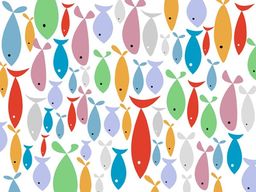 Rybki - plakat Wymiar do wyboru: 100x70 cm