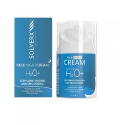 SOLVERX Deep H2O+ Krem głęboko nawilżający na noc