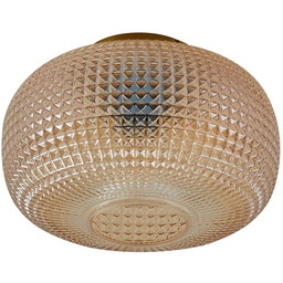 Lampa Sufitowa Lindby, Hildur, ściemnialny, brąz rdzawy, jadalnia,