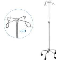 JSK.2B/J-01 mobilny stojak kroplówki regulowany 4 wieszaki