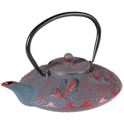 lachineuse - Japoński żeliwny dzbanek do herbaty ryba