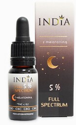 Full Spectrum 5% z melatoniną, India, 10ml