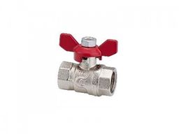 Zawór wodny kulowy z motylkiem, 1/2'' 30PN