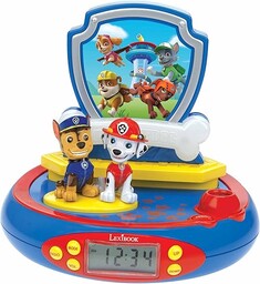 Lexibook Psi Patrol Chase Projector Zegar radiowy, wbudowana