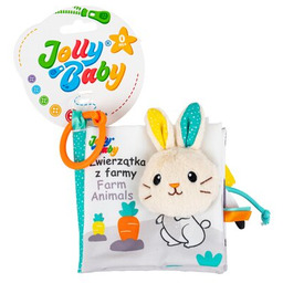 JOLLY BABY Zabawka Ogonki Książeczka Zwierzątka z farmy