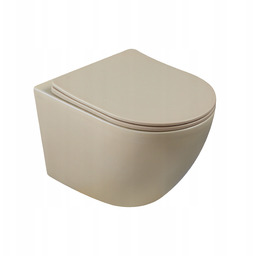 Miska Wc wisząca Invena Tavro Qfs kolor cappuccino