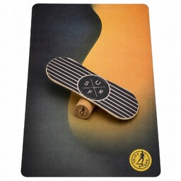 Trickboard Balance Board Large Surf z korkowym wałkiem
