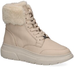 Buty zimowe botki trzewiki damskie ocieplane skórzane Caprice