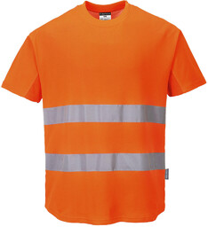 PORTWEST C394 OSTRZEGAWCZY T-SHIRT Z PANELAMI Z SIATKI;