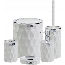 Zestaw Łazienkowy 5 el Diamond Komplet do Wc