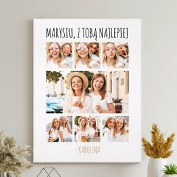 Obraz drukowany na płótnie z kolażem zdjęć 30x40
