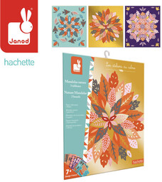 Janod, Zestaw Kreatywny Mandale, Natura