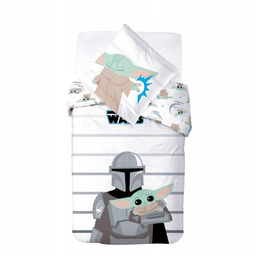 POŚCIEL 140x200 STAR WARS GWIEZDNE WOJNY MANDALORIAN BABY