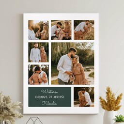 Obraz drukowany na płótnie z kolażem zdjęć 30x40