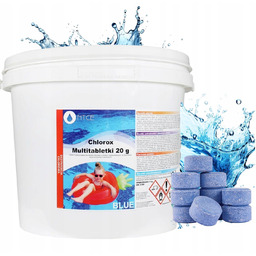 Chlor Do Basenu tabletki multifunkcyjne Blue 20g 5kg