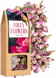 Pąki róży suszone kwiaty jadalne premium 20g