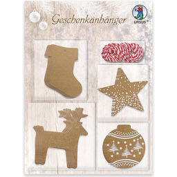 Ursus 41300001F - Zawieszki do prezentów, Boże Narodzenie