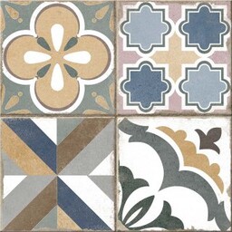 Gres szkliwiony SIDRO patchwork multicolour mat 42x42 gat.
