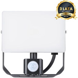 MILAGRO Naświetlacz LED 30W PIR 3000lm 5000K EKN9019