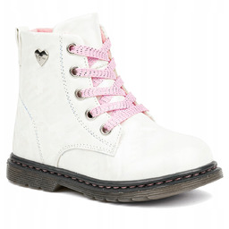 Botki trzewiki trapery holograficzne Suwak lekkie Wojtyłko 25