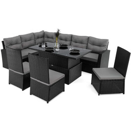 Zestaw mebli ogrodowych dla 9 osób TOKIO Technorattan