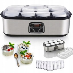 Jogurtownica Maszyna Do Jogurtów Timer Regulacja Temperatury 8