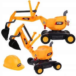 Koparka Obrotowa Jeździk Pchacz Maszyna na Kółkach Ruchoma