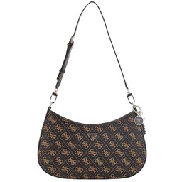 GUESS Brązowa listonoszka damska w monogram Noelle II
