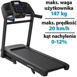 HORIZON FITNESS Bieżnia elektryczna T202-26 2000W 20km/h