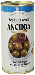 Oliwki MAESTROS ANCHOA puszka 4.2kg zielone bez pestki