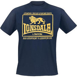 Lonsdale London Damski T-shirt Hounslow Regular Fit niebieski