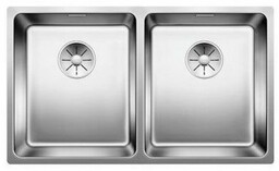 BLANCO Zlewozmywak ANDANO 340/340-U stal polerowana, InFino 522983