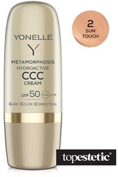 Yonelle Metamorphosis, hydroaktywny krem koloryzujący CCC, SPF 50,