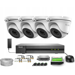 Zestaw do monitoringu 4x TVICAM-T5M 5Mpx 1x DVR-4CH-5MP