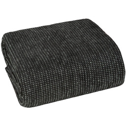 Koc 200 x 220 Design Bawełniano-Akrylowy Amber Czarny