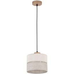 Lampa wisząca nad stół Eco200, sufitowa, boho drewniana,
