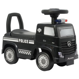 MILLY MALLY Jeździk Mercedes-Benz Actros Police Czarny